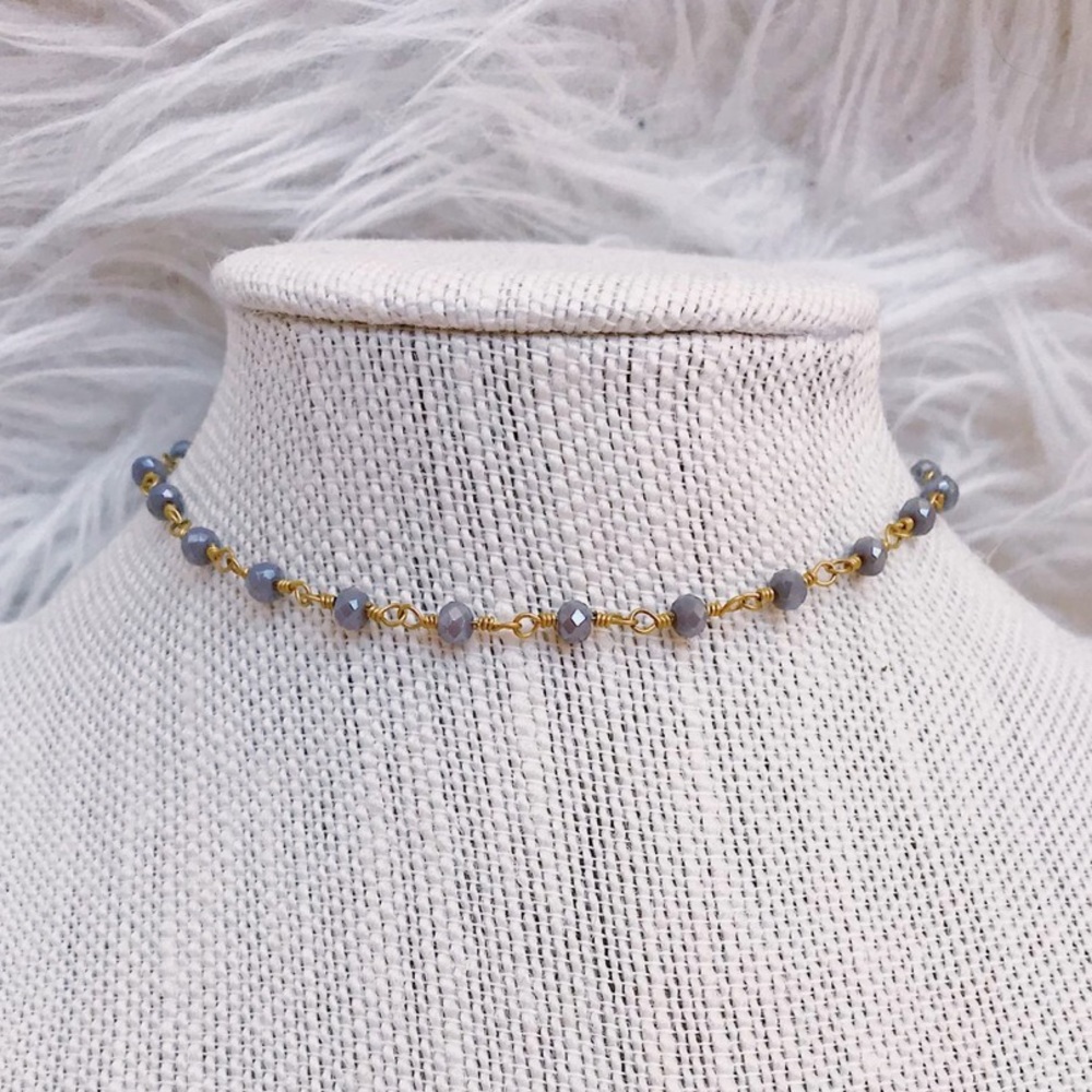 Raw and rebellious spell on you choker necklace